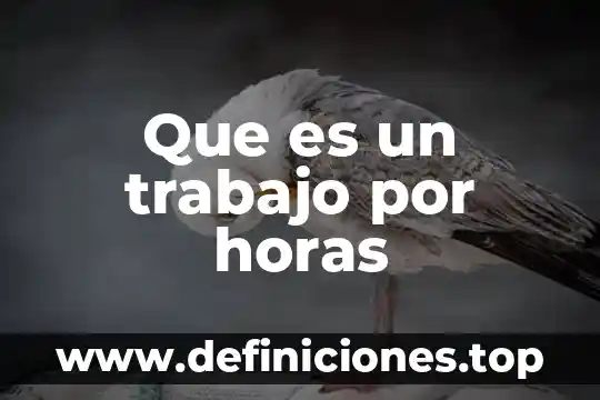 Que es trabajo biomecanico endodoncia 6 Que es un trabajo por horas