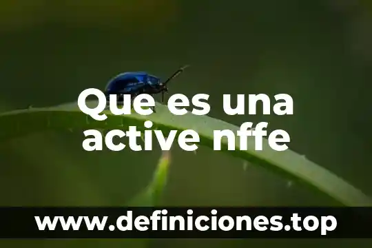 Active demand que es 6 Que es una active nffe