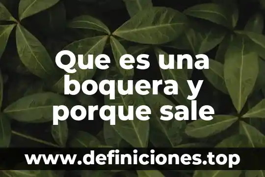 Que es lo que sucede cuando sale el arcoiris 7 Que es una boquera y porque sale
