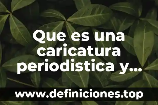 Qué es un transceptor y cuáles son sus tipos 3 Que es una caricatura periodistica y cuales son sus caracteristicas
