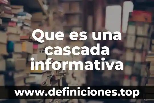 Que es el modelo de desarrollo de software en cascada 3 Que es una cascada informativa