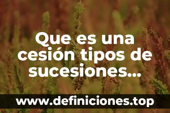 Que es la abstraccion geometrica y sus caracteristicas 8 Que es una cesión tipos de sucesiones acompañado de caracteristicas