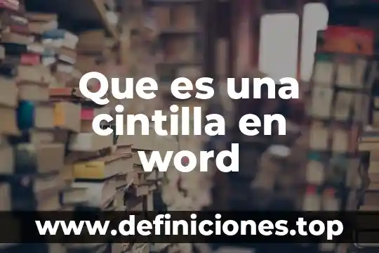 Que es copiar en word significado 4 Que es una cintilla en word