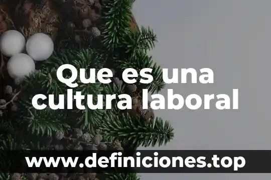 Gesti贸n laboral que es 4 Que es una cultura laboral