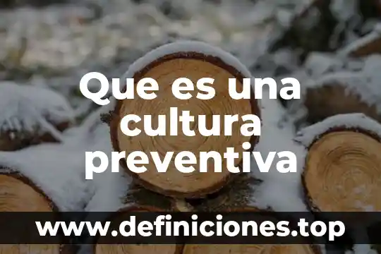 Que es regulación jurídica marco de accion preventiva y correcta 6 Que es una cultura preventiva