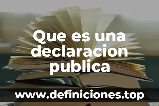 Qué es una bitácora electrónica de obra pública 3 Que es una declaracion publica