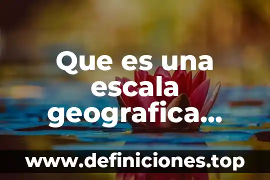 Que es agua pesada yahoo 7 Que es una escala geografica yahoo