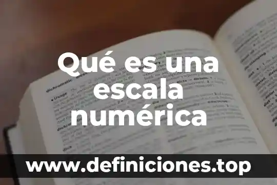 Que es una recta numerica en primaria 6 Qué es una escala numérica
