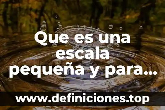 Qué es un guion y para qué sirve 7 Que es una escala pequeña y para que sirve