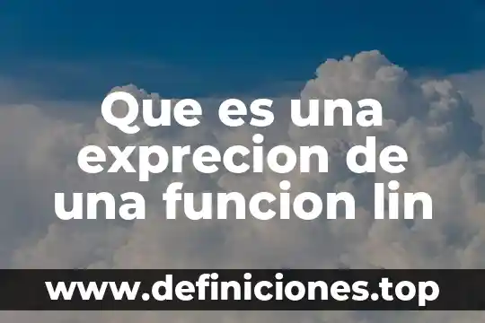 Que es funcion interés compuesto 8 Que es una exprecion de una funcion lin