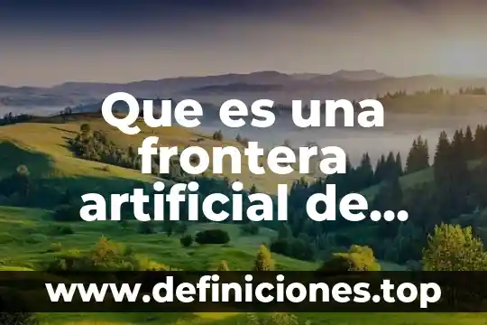 Que es una frontera de restriccion en programacion lineal 6 Que es una frontera artificial de mexico y usa