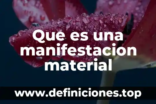 Que es un material elastoplastico 3 Que es una manifestacion material