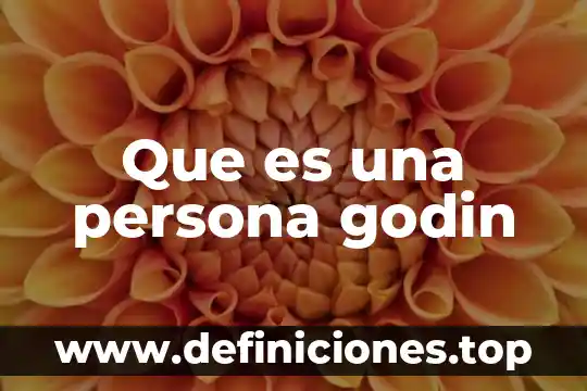 Que es comando anter 5 Que es una persona godin