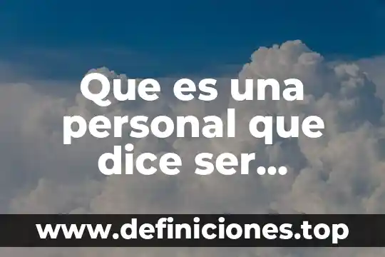 Que es una personal que dice ser asexual