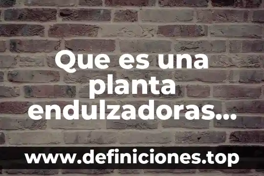 Que es una planta endulzadoras de gas