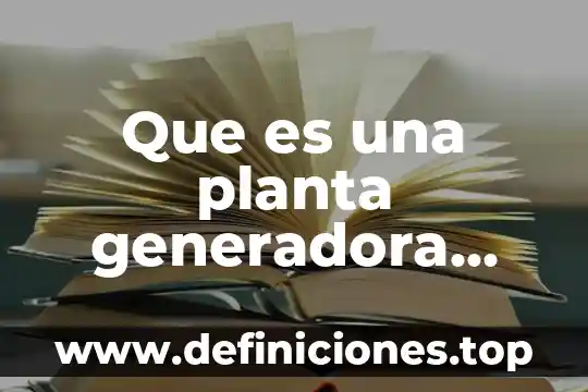 Que es una planta generadora utilizando energia uranio