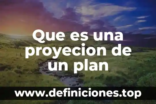 Qué es el plan to inventory SAP 7 Que es una proyecion de un plan