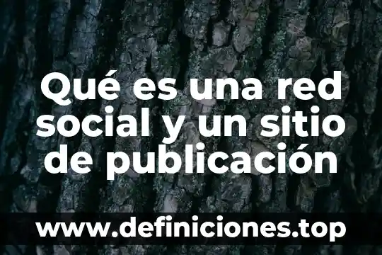 Qué es asistente para la publicación en web 3 Qué es una red social y un sitio de publicación