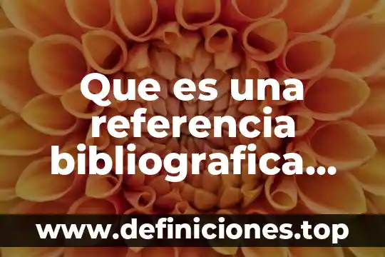 Que es resumen en metodologia 6 Que es una referencia bibliografica en la materia de metodología