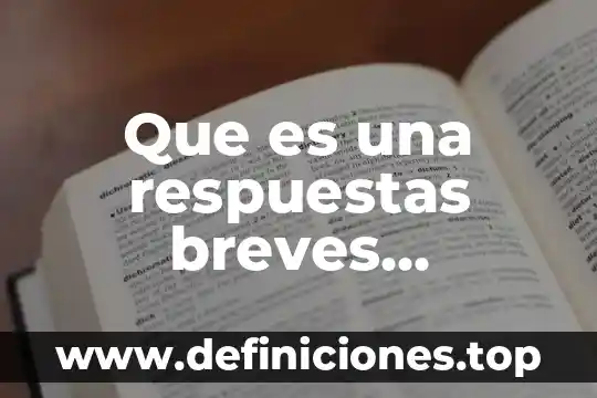 Que es informatica respuestas yahoo 8 Que es una respuestas breves ejemplos