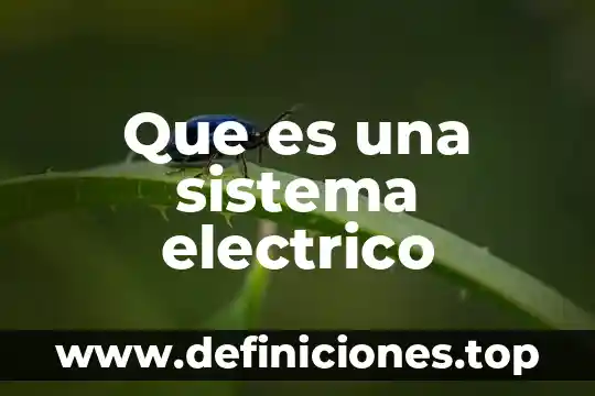 Que es chule de luisito comunica 4 Que es una sistema electrico
