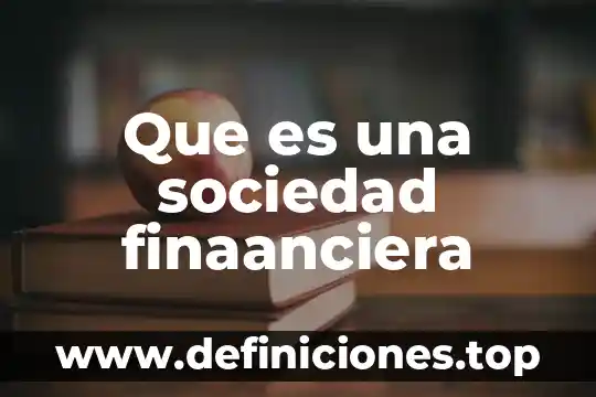 Que es teoria de la sociedad 5 Que es una sociedad finaanciera