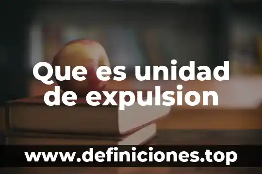 Qué es una unidad de carga eléctrica 4 Que es unidad de expulsion