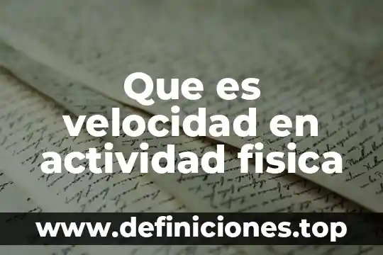 Qué es la velocidad de corte en la molienda 7 Que es velocidad en actividad fisica