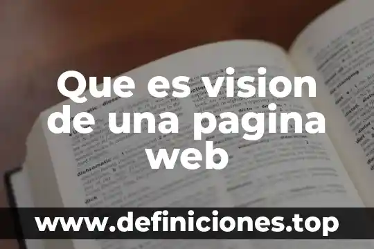 Que es la busqueda avanzada en un pagina web 7 Que es vision de una pagina web