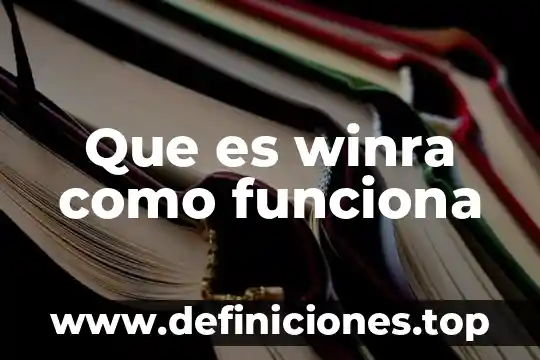 Qué es y cómo funciona OneDrive 5 Que es winra como funciona