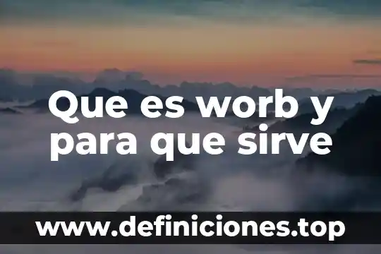 Que es worb y para que sirve