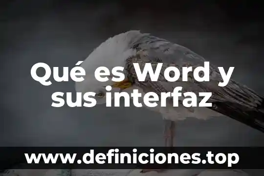 Smartart que es word 8 Qué es Word y sus interfaz