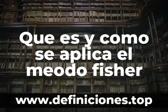 Qué es antropometría y cómo se aplica 3 Que es y como se aplica el meodo fisher