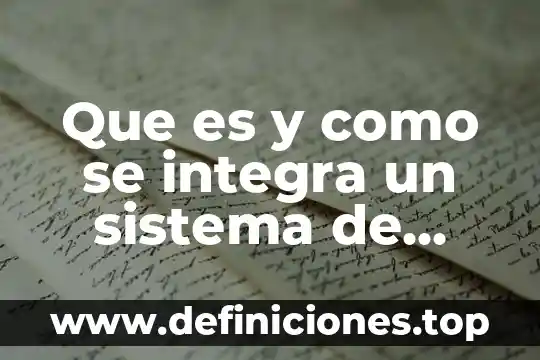 Que es un portafolio de inversion y como se integra 5 Que es y como se integra un sistema de costos