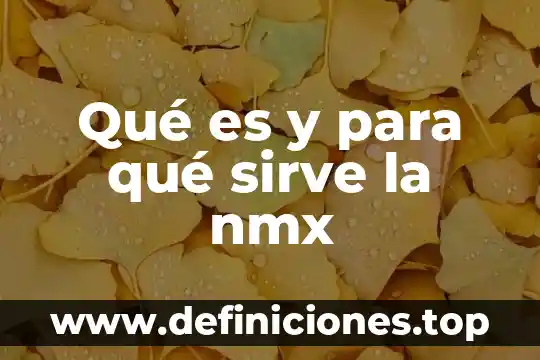 Qué es streptococcus grupo viridans 3 Qué es y para qué sirve la nmx