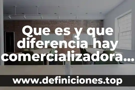 Que es inteligencia y que tipos hay 3 Que es y que diferencia hay comercializadora e importadora