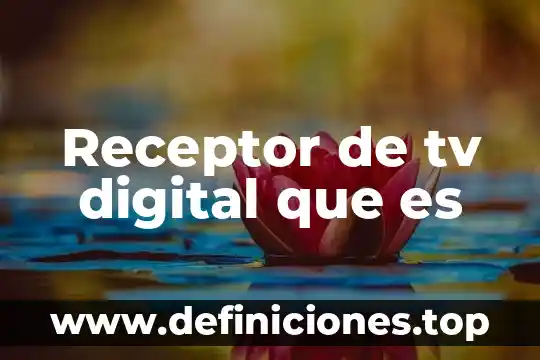 Que es firma electronica digital y digitalizada 7 Receptor de tv digital que es