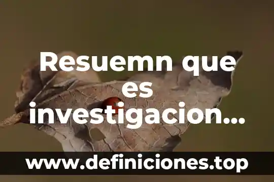 Que es una apertura de nuevos mercados 8 Resuemn que es investigacion de mercados