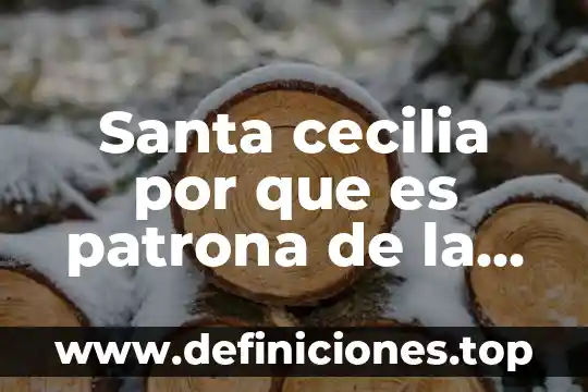 Que es justificara doble espacio 7 Santa cecilia por que es patrona de la musica