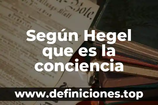 Que es la evaluacion segun los utores 7 Según Hegel que es la conciencia