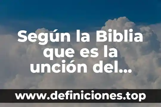 Que es la ley de santo tomas de aquino 4 Según la Biblia que es la unción del santo