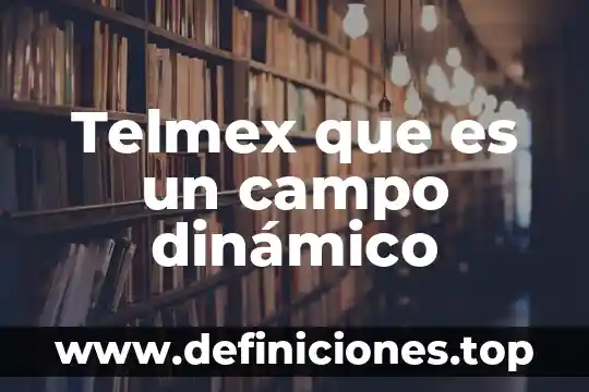 Que es un periodo en un sistema dinamico 7 Telmex que es un campo dinámico