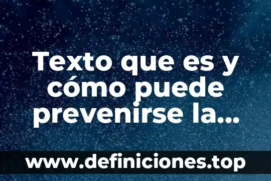 Planes de contingencia que es 8 Texto que es y cómo puede prevenirse la contingencia ambiental