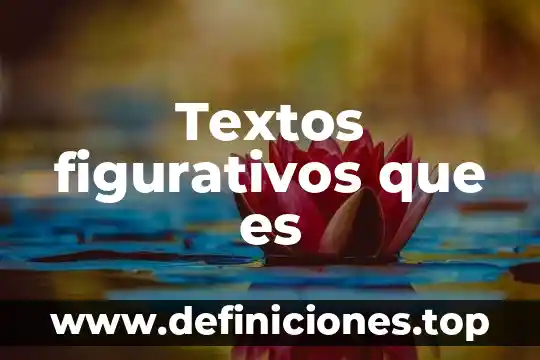 Redaccion de textos academicos que es 6 Textos figurativos que es