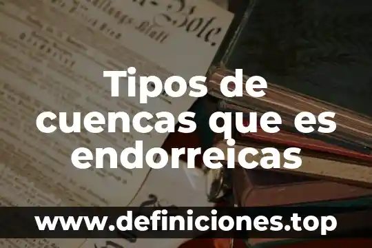 Tipos de cuencas que es endorreicas