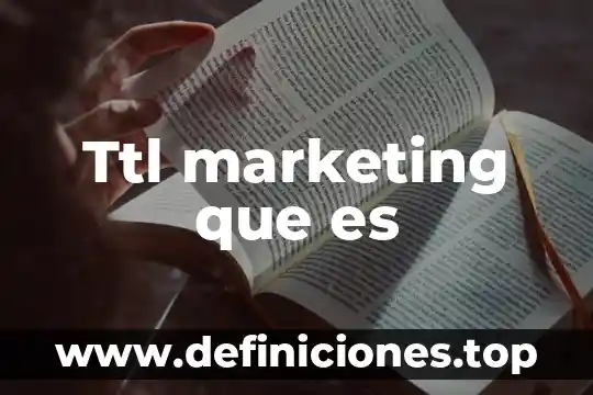 Que es blend marketing 8 Ttl marketing que es