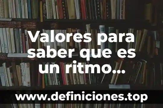 Que es el mercado de valores en mexico 5 Valores para saber que es un ritmo sinusal