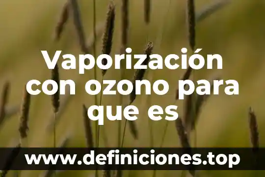 Qué es el operadores relacionales en calculo diferencial 8 Vaporización con ozono para que es