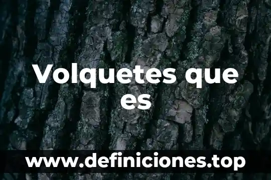 Volquetes que es