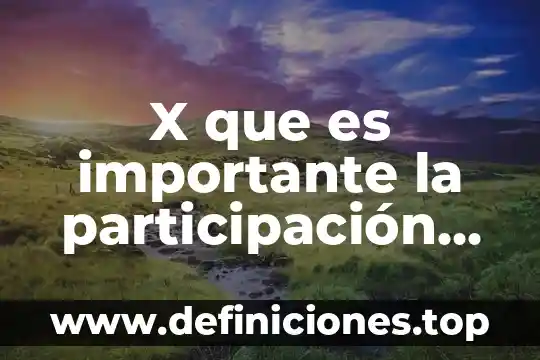 Teoria x douglas mcgregor que es 4 X que es importante la participación ciudadana